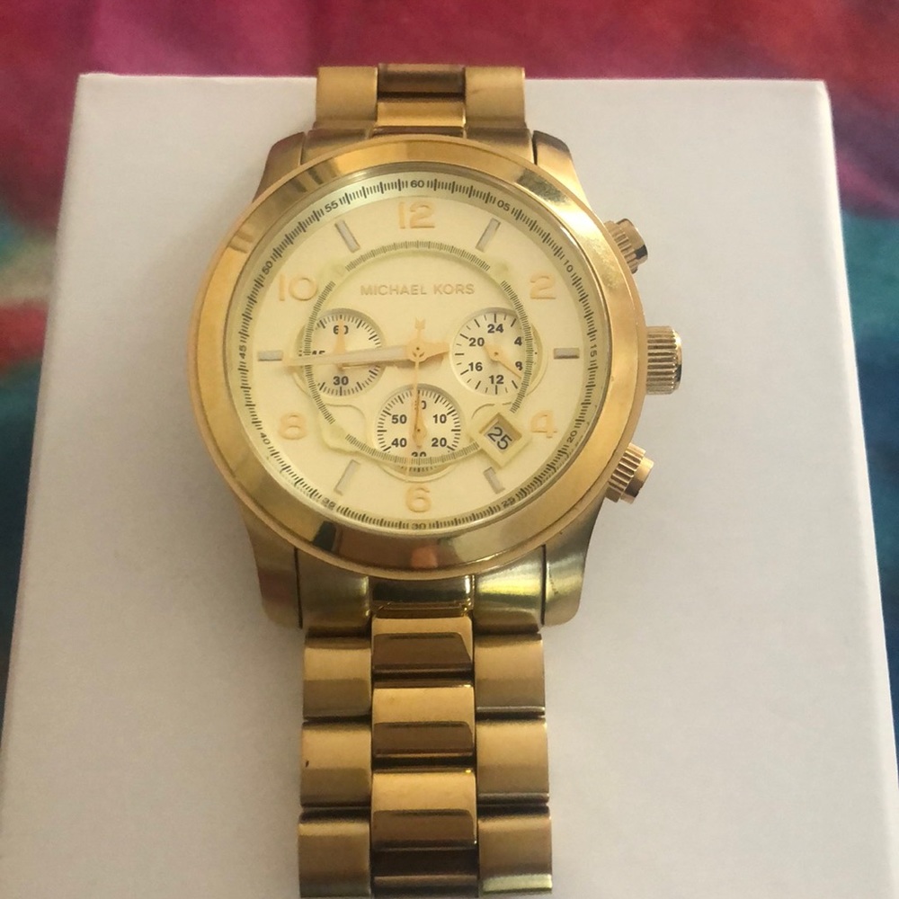Gold Michael Kors Boyfriend Watch